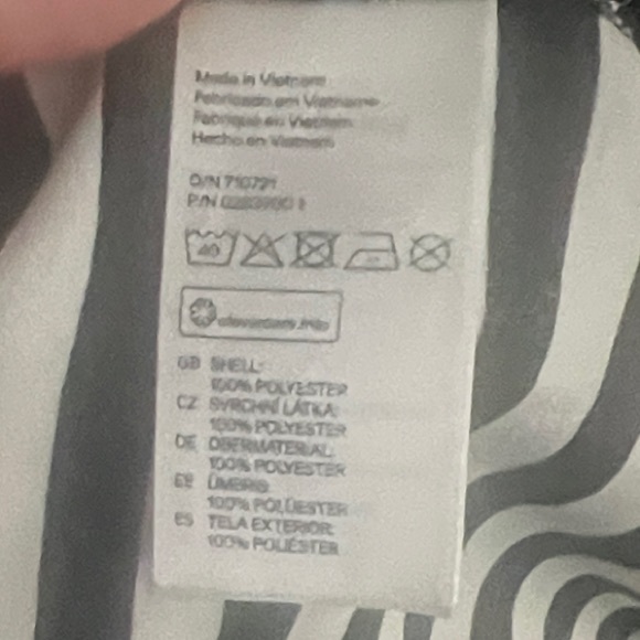 H&M Black and White Striped Sleeveless Dress - Picture 4 of 4